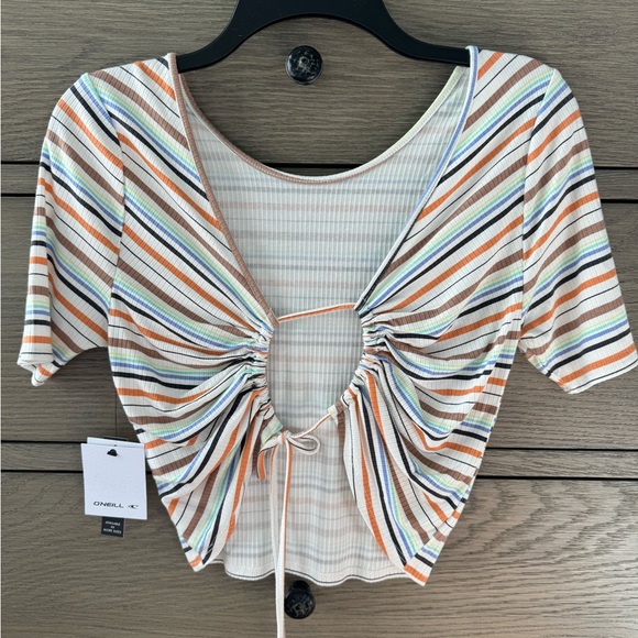 O’Neill • Kitsy Reversible Crop Top • Multi Stripe • Small - Picture 9 of 10